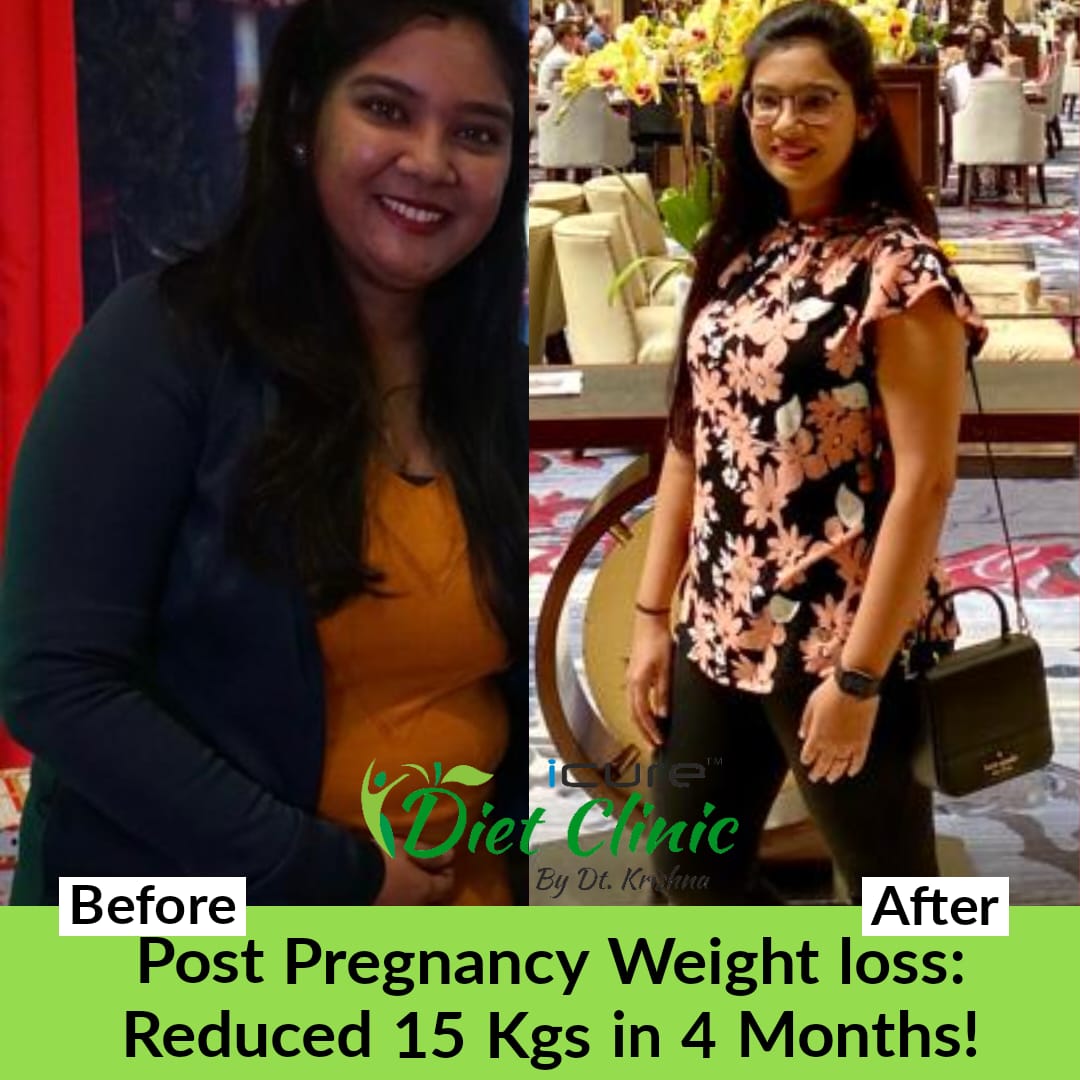 Post Pregnancy Weight Loss. Reduced 15 kgs in 4 month